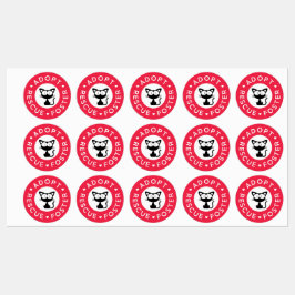 採用、救助、フォスター |かわいい黒猫 ラベル