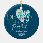 採用/誕生のお知らせ セラミックオーナメント (裏面)