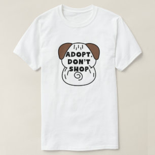 採用、購入しない ペットの擁護を救う Tシャツ
