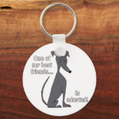 採用～黒 キーホルダー (正面)