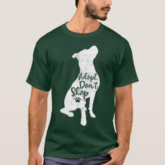 採用Dontショップレスキューピットブル犬の品種ピットママ Tシャツ
