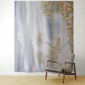 採石木島の水彩風景 タペストリー (インサイチュ)