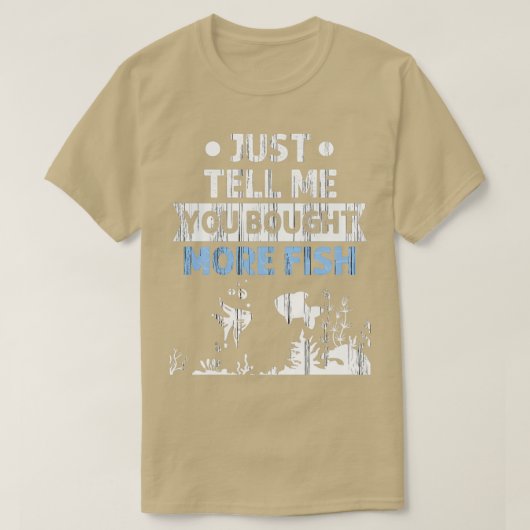 採石業者より多くの魚の漁維持アクーサーカピングタンク Tシャツ (デザイン正面)