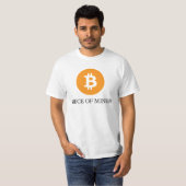 採鉱されたワイシャツのBitcoinの部分 Tシャツ (正面フル)