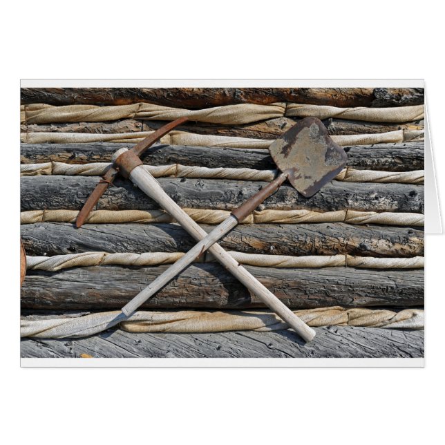 採鉱の一突きおよびシャベル (正面横)