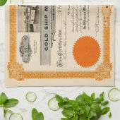 採鉱パーソナライズされた用キッチンタオル キッチンタオル (折り畳み)