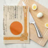 採鉱パーソナライズされた用キッチンタオル キッチンタオル (四つ折り)