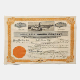 採鉱パーソナライズされた用キッチンタオル キッチンタオル