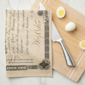 採鉱パーソナライズされた用キッチンタオル キッチンタオル (四つ折り)