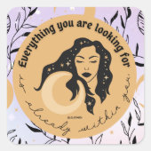 探しているものは内にある スクエアシール (正面)