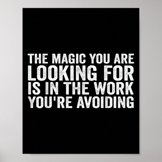 探している魔法はあなたがやっている仕事の中にあります ポスター (正面)