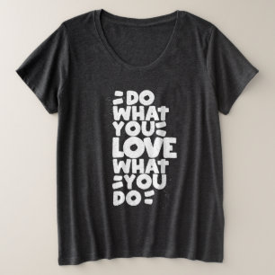 探し求める手書きの語句を見つける プラスサイズTシャツ