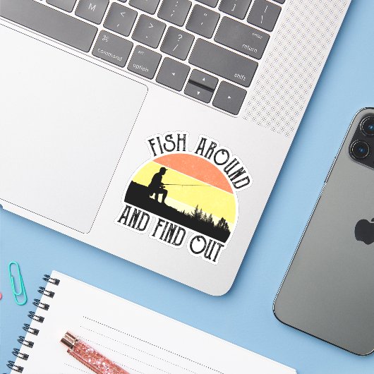 探のまわりにし出す シール (ノートパソコンとiPhone)