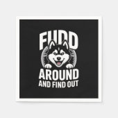 探のまわりにし出す スタンダードカクテルナプキン (正面)