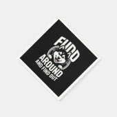 探のまわりにし出す スタンダードカクテルナプキン (角)