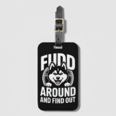 探のまわりにし出す ラゲッジタグ (正面縦)