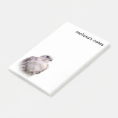 探るようなポートレートの詮索するサーカー《鳥》ハヤブサ ポストイット (アングル)