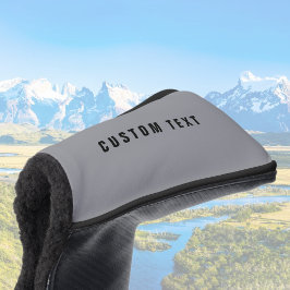 探スタイリッシュモダン名 | グレーとブラック ゴルフヘッドカバー