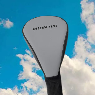 探スタイリッシュモダン名   グレーとブラック ゴルフヘッドカバー