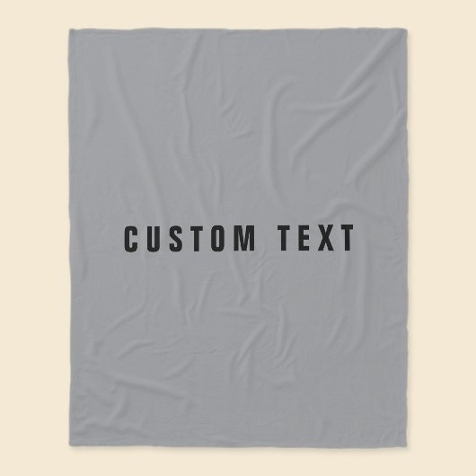 探スタイリッシュモダン名 | グレーとブラック フリースブランケット