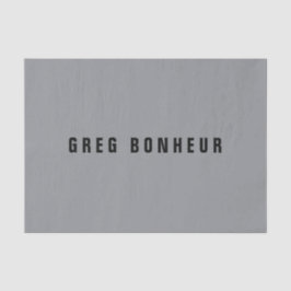 探スタイリッシュモダン名 | グレーとブラック 薄葉紙