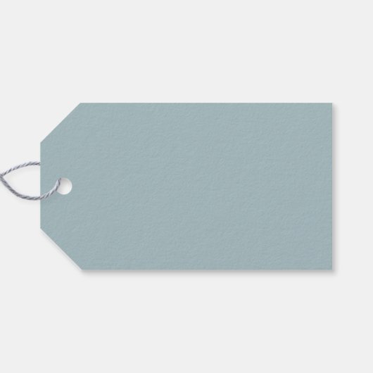 探スタイリッシュモダン名 | ブルーグレー ギフトタグ (裏面横)