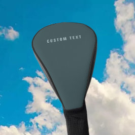 探スタイリッシュモダン名 | ブルーグレー ゴルフヘッドカバー