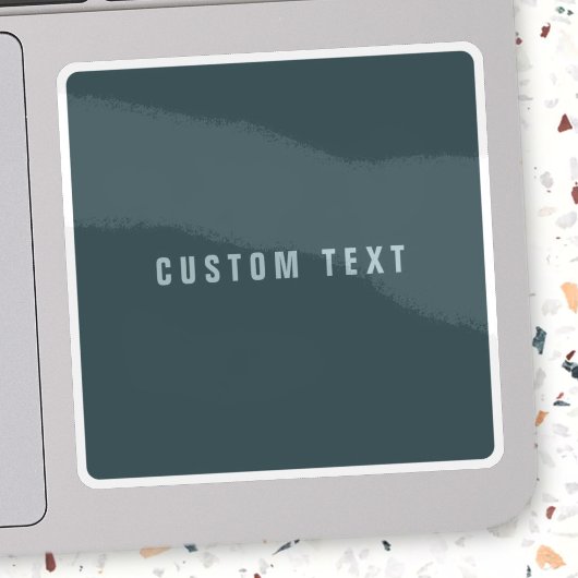 探スタイリッシュモダン名 | ブルーグレー シール