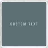 探スタイリッシュモダン名 | ブルーグレー シール (正面)