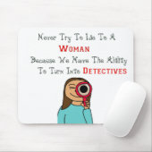 探偵として女性 マウスパッド (マウス)
