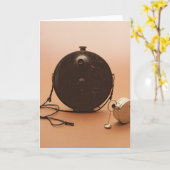 探偵のカメラ カード (黄色い花)