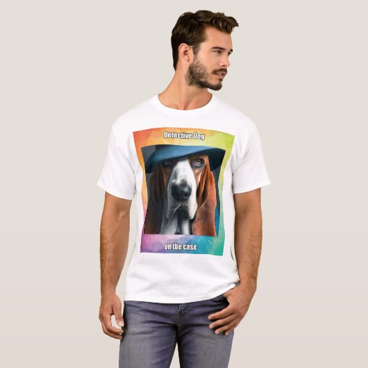 探偵の犬 Tシャツ (正面フル)