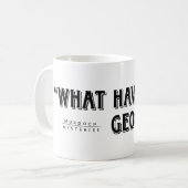 探偵のMurdochの引用文のマグ コーヒーマグカップ (正面左)