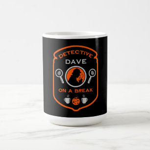 探偵をテーマにしたおもしろい紅茶とコーヒー コーヒーマグカップ