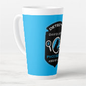 探偵をテーマにしたおもしろい贈り物 カフェラテマグ (左アングル)