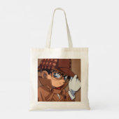 探偵インスパイアアニメ袋 | ミステリースタイル トートバッグ (裏面)