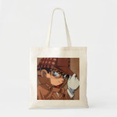 探偵インスパイアアニメ袋 | ミステリースタイル トートバッグ (正面)