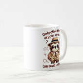 「探偵ナマケモノ」 Sloth Private Eye コーヒーマグカップ (正面右)