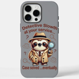 「探偵ナマケモノ」 Sloth Private Eye iPhone 16 Pro Maxケース