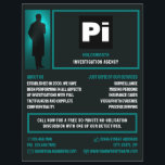 探偵ロゴ、私立探偵事務所 チラシ<br><div class="desc">名刺店の刑事ロゴ、私立探偵チラシ。</div>