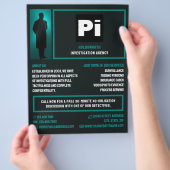 探偵ロゴ、私立探偵事務所 チラシ (手)