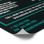 探偵ロゴ、私立探偵事務所 ポスター (角)