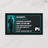 探偵ロゴ、私立探偵事務所 名刺 (裏面)