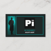 探偵ロゴ、私立探偵事務所 名刺 (正面)