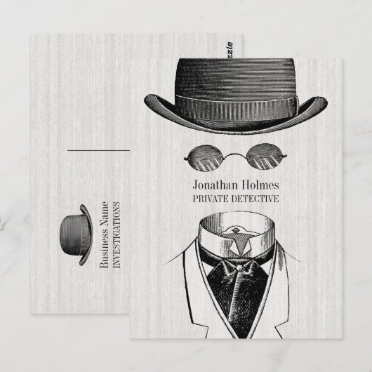 探偵不可視男 ポストカード (正面/裏面)