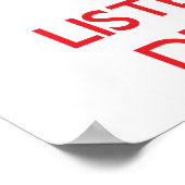 探偵保に聞対して冷静に ポスター (角)