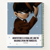 探偵学校ノート – アラビア語版 ノートブック (裏面)