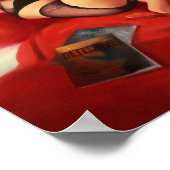 探偵小説のインプレッションがアップ ポスター (角)