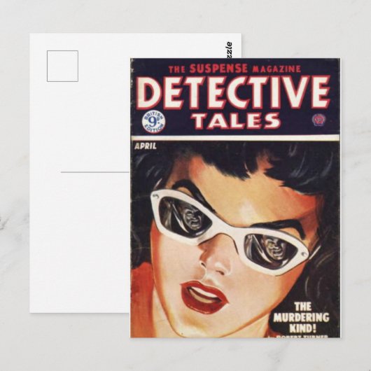 探偵小説1 ポストカード (正面/裏面)