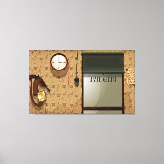 探偵機関 キャンバスプリント (正面)